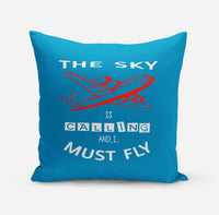 Thumbnail for The Sky is Calling and I Must Fly Designed Pillows