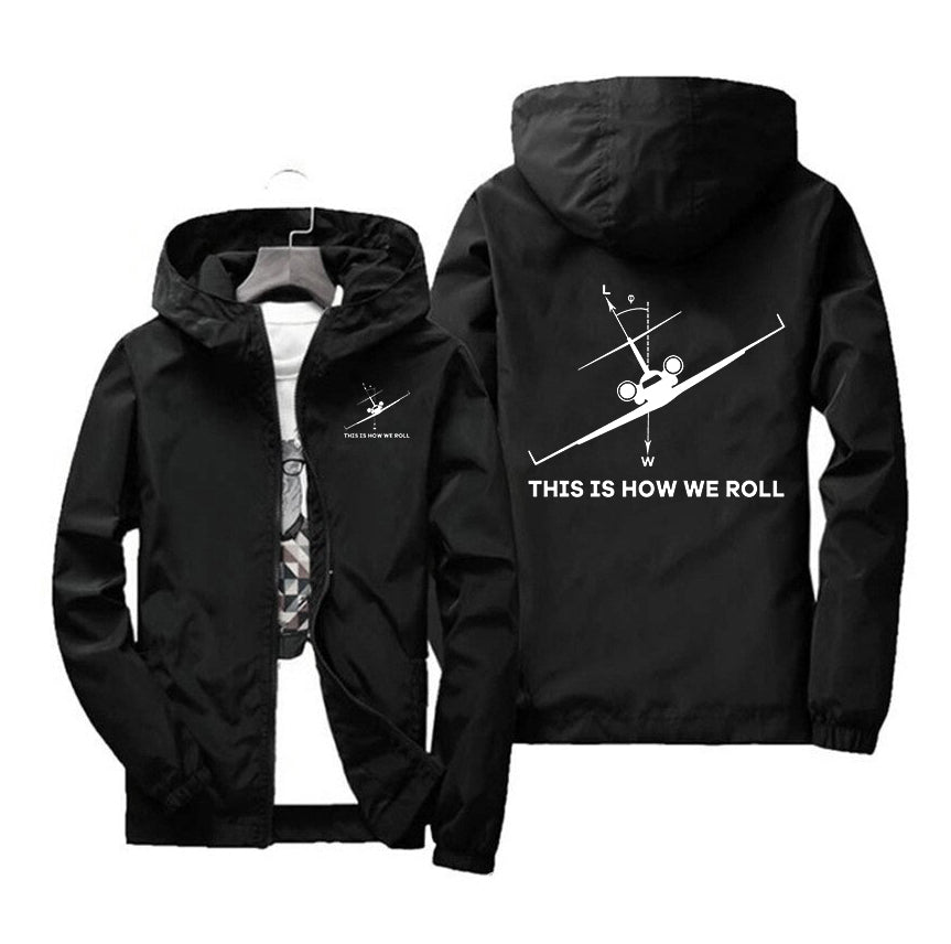 This is How We Roll Designed Windbreaker Jackets