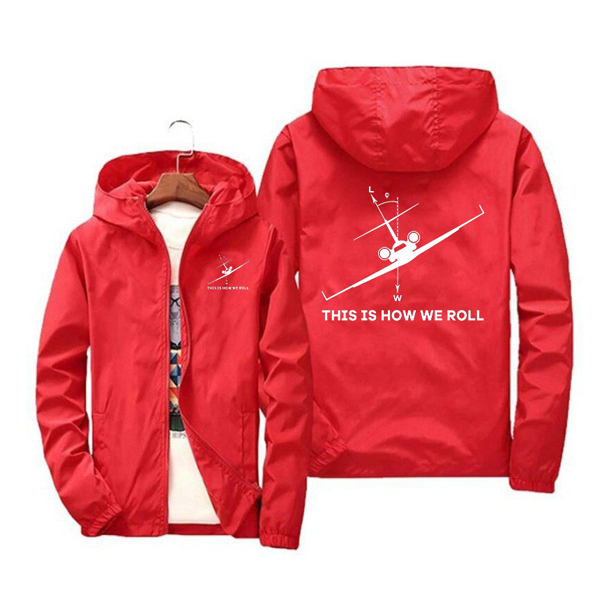 This is How We Roll Designed Windbreaker Jackets