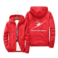 Thumbnail for This is How We Roll Designed Windbreaker Jackets