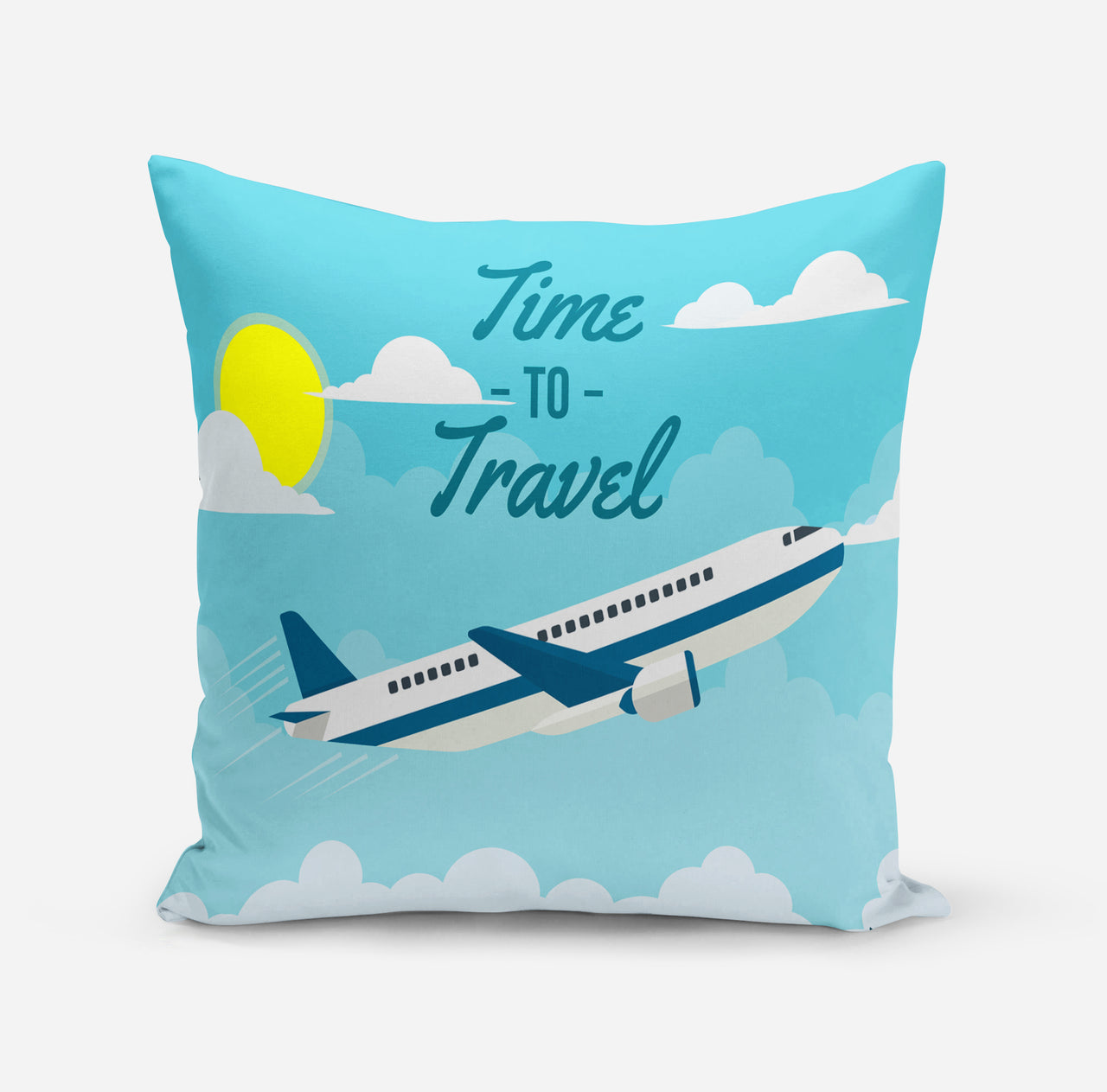 Time to Travel Designed Pillowsc