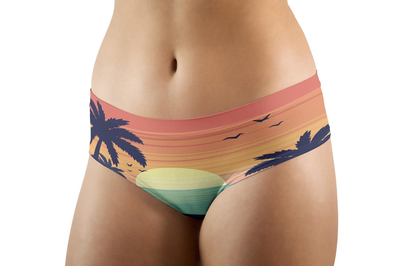 Tropical Summer Theme Designed Women Panties & Shorts