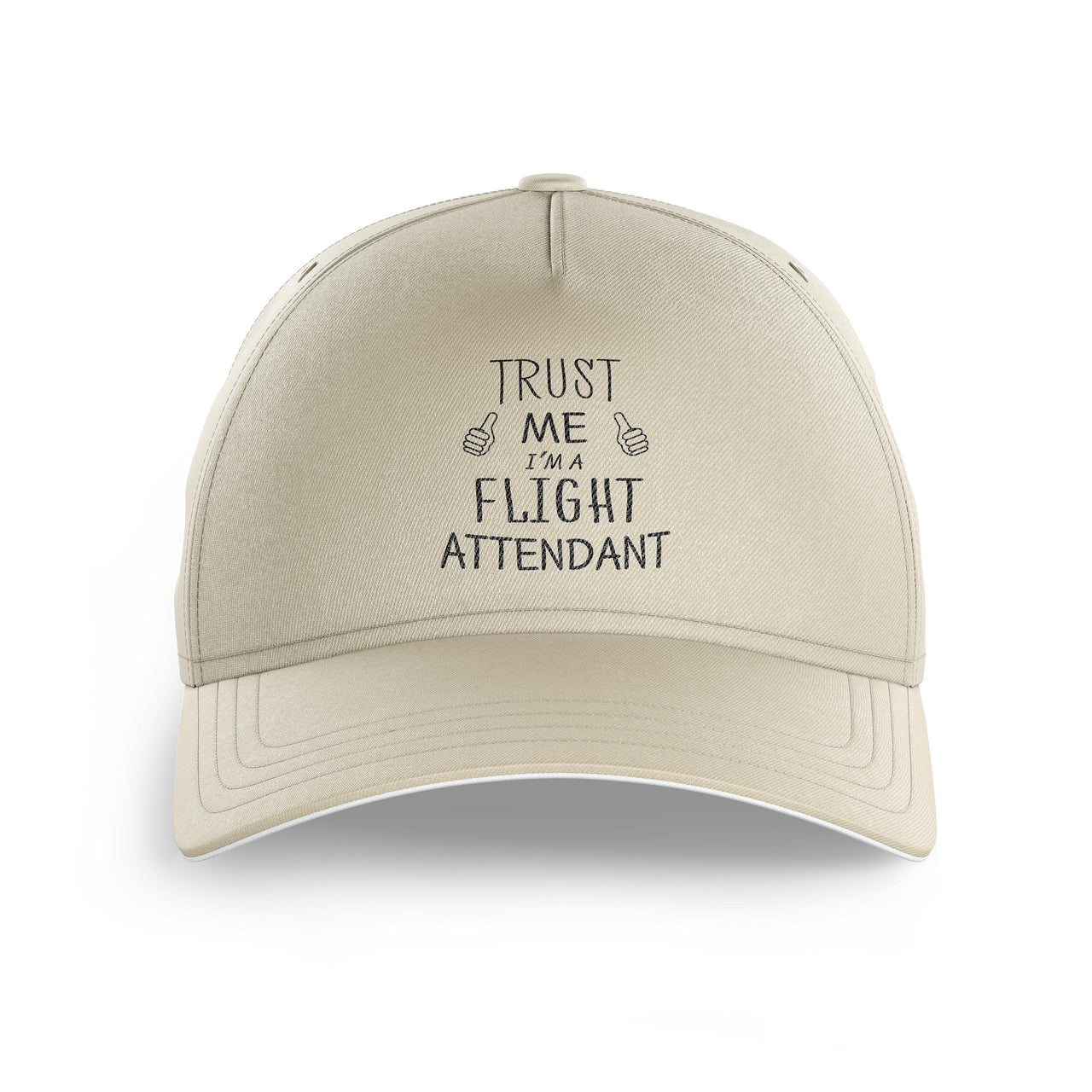 Trust Me I'm a Flight Attendant Printed Hats