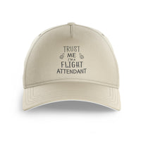 Thumbnail for Trust Me I'm a Flight Attendant Printed Hats