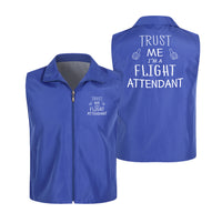 Thumbnail for Trust Me I'm a Flight Attendant Designed Thin Style Vests