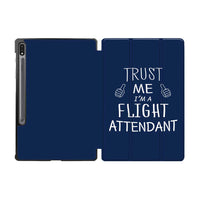 Thumbnail for Trust Me I'm a Flight Attendant Designed Samsung Tablet Cases