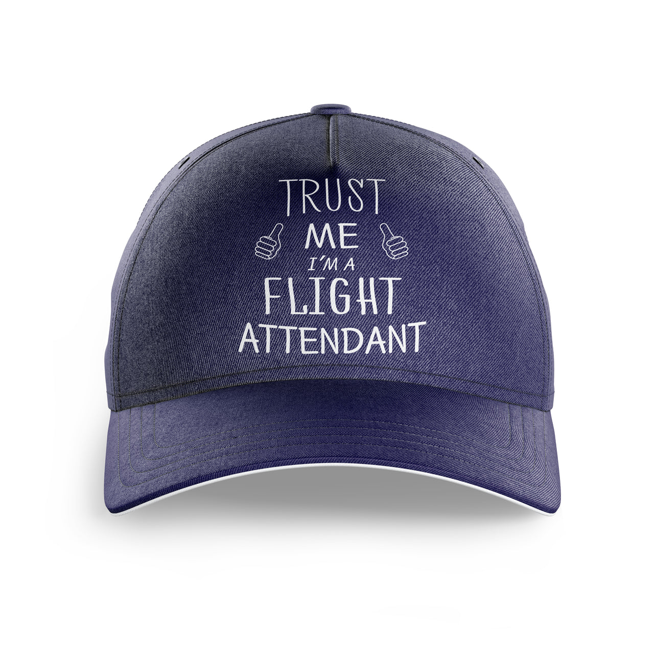 Trust Me I'm a Flight Attendant Printed Hats