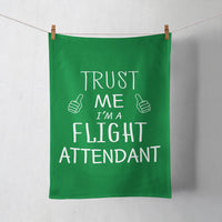 Thumbnail for Trust Me I'm a Flight Attendant Designed Towels