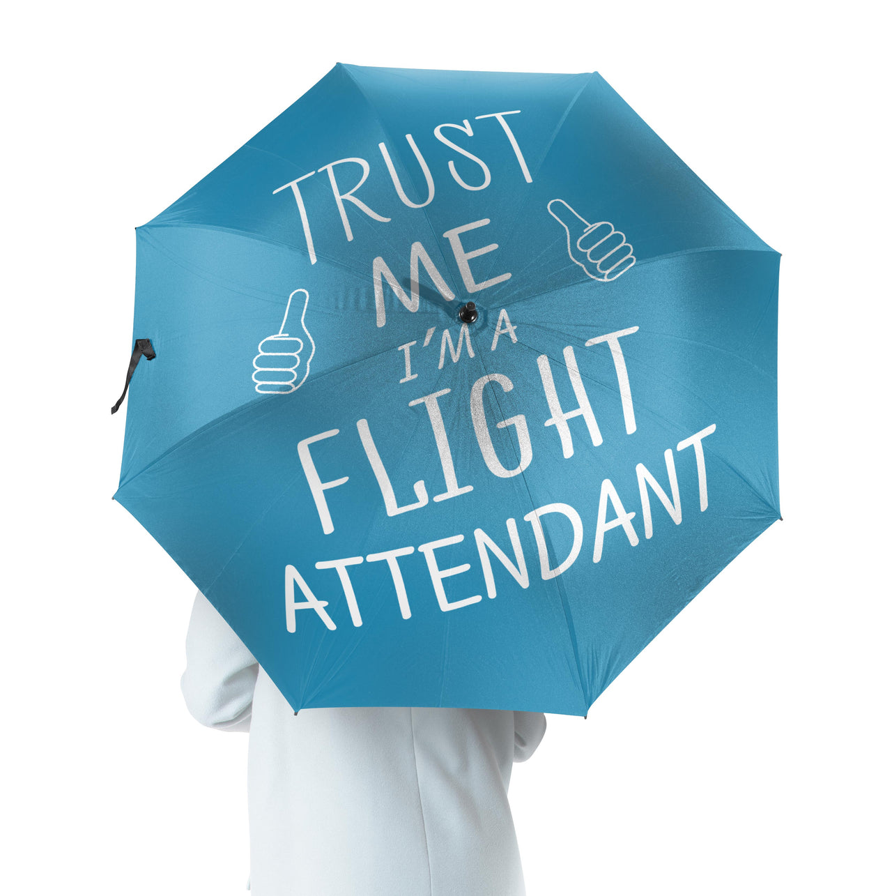 Trust Me I'm a Flight Attendant Designed Umbrella