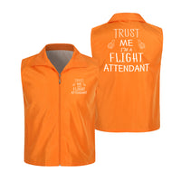 Thumbnail for Trust Me I'm a Flight Attendant Designed Thin Style Vests