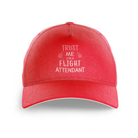 Thumbnail for Trust Me I'm a Flight Attendant Printed Hats