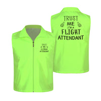 Thumbnail for Trust Me I'm a Flight Attendant Designed Thin Style Vests