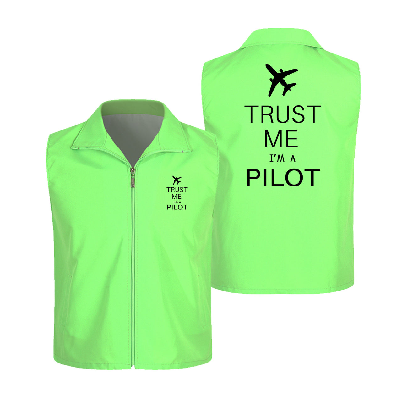 Trust Me I'm a Pilot 2 Designed Thin Style Vests