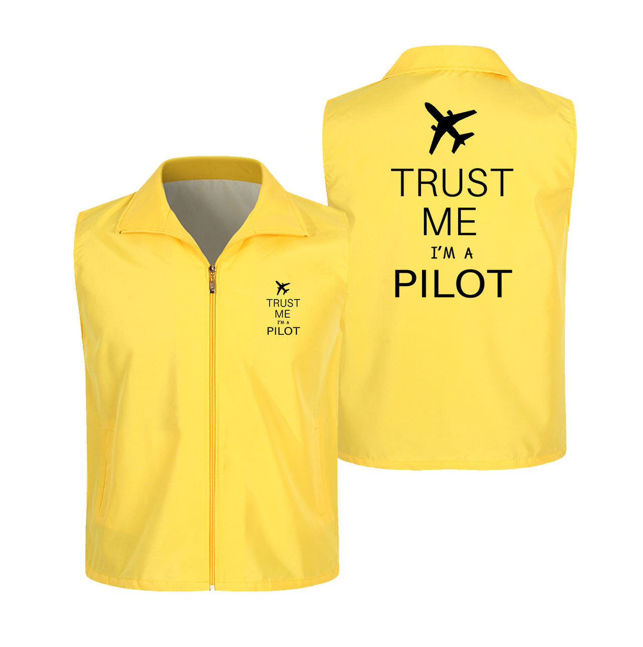 Trust Me I'm a Pilot 2 Designed Thin Style Vests