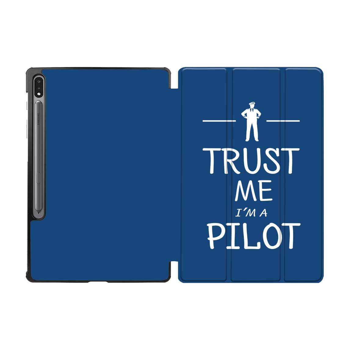 Trust Me I'm a Pilot Designed Samsung Tablet Cases