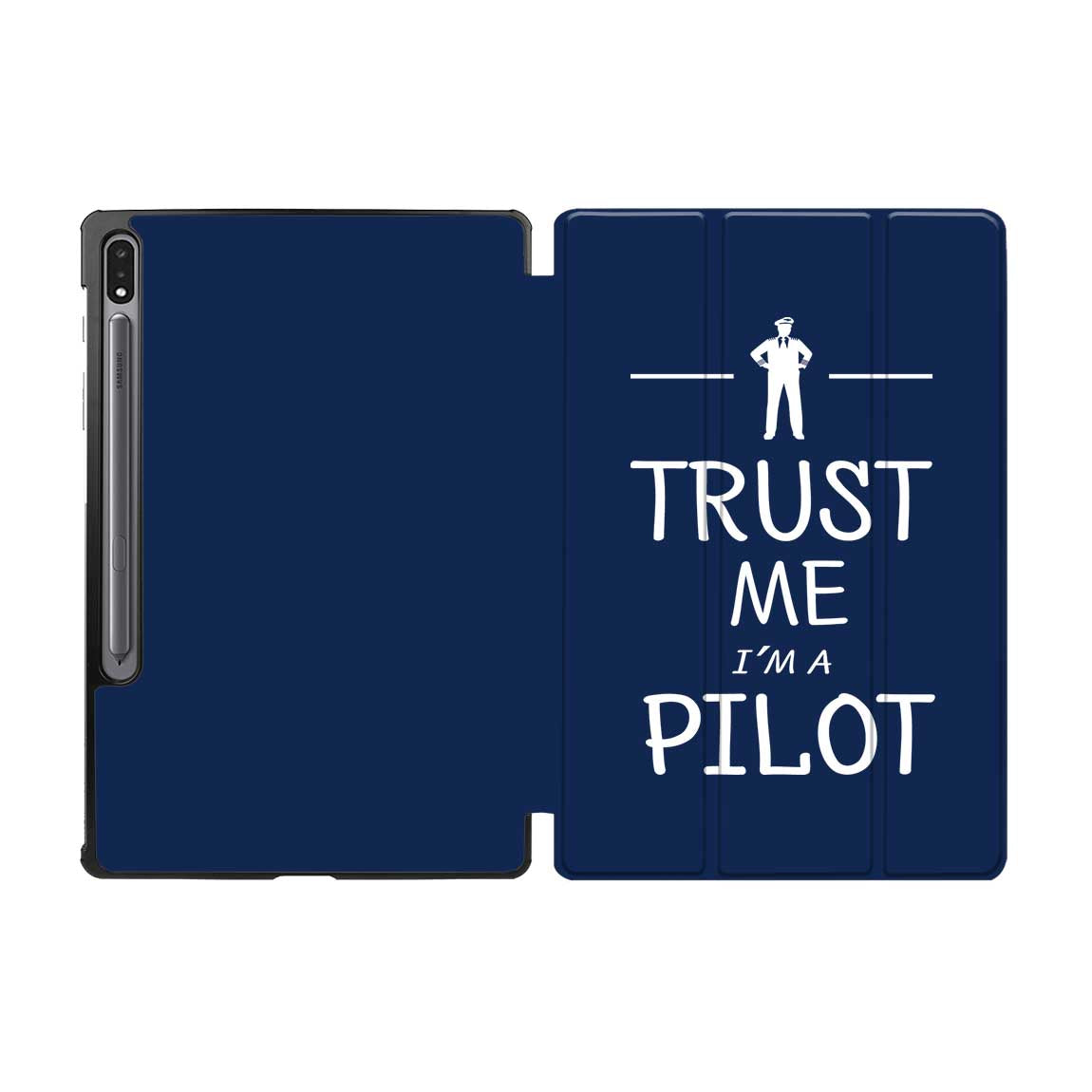 Trust Me I'm a Pilot Designed Samsung Tablet Cases