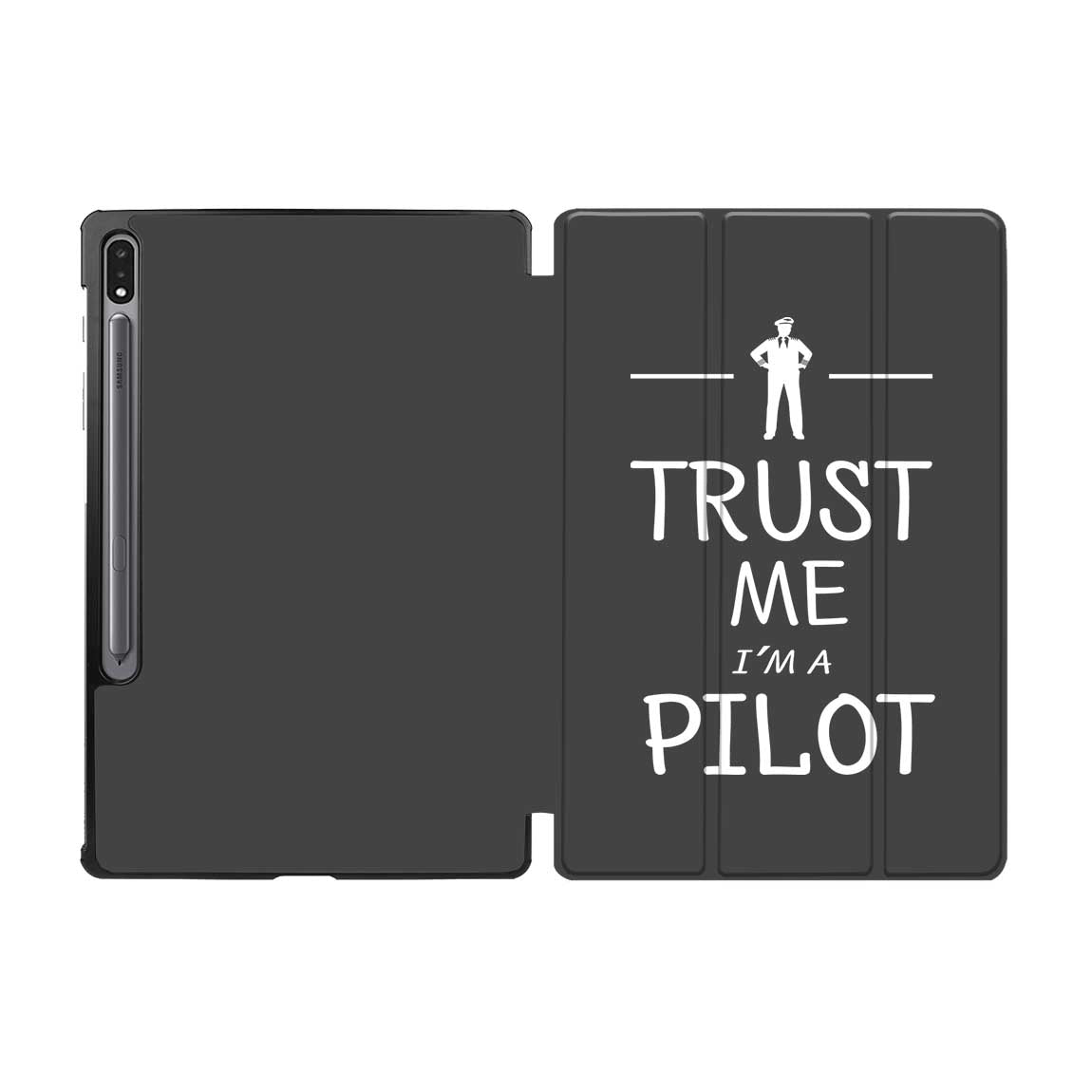 Trust Me I'm a Pilot Designed Samsung Tablet Cases