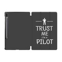 Thumbnail for Trust Me I'm a Pilot Designed Samsung Tablet Cases