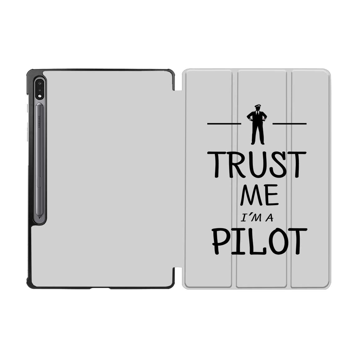 Trust Me I'm a Pilot Designed Samsung Tablet Cases