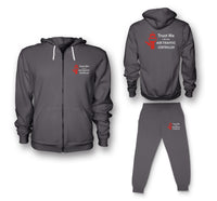 Thumbnail for Trust Me I'm an Air Traffic Controller Designed Zipped Hoodies & Sweatpants Set