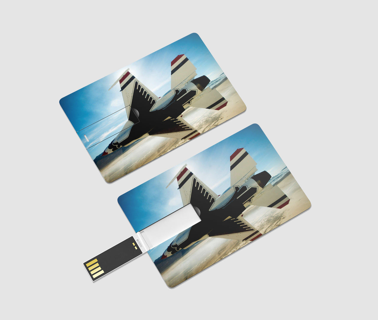 Turning Right Fighting Falcon F16 Designed USB Cards