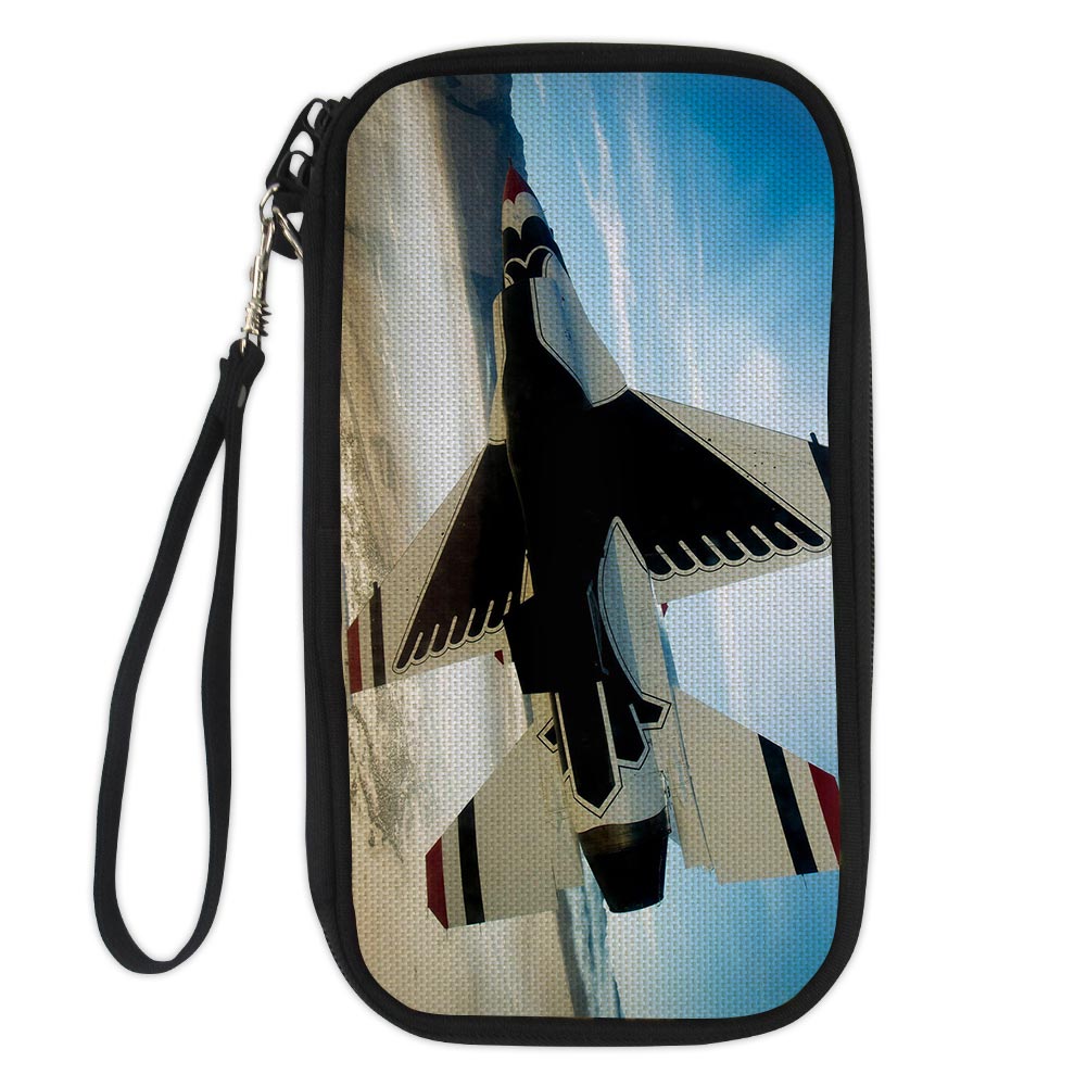 Turning Right Fighting Falcon F16 Designed Travel Cases & Wallets