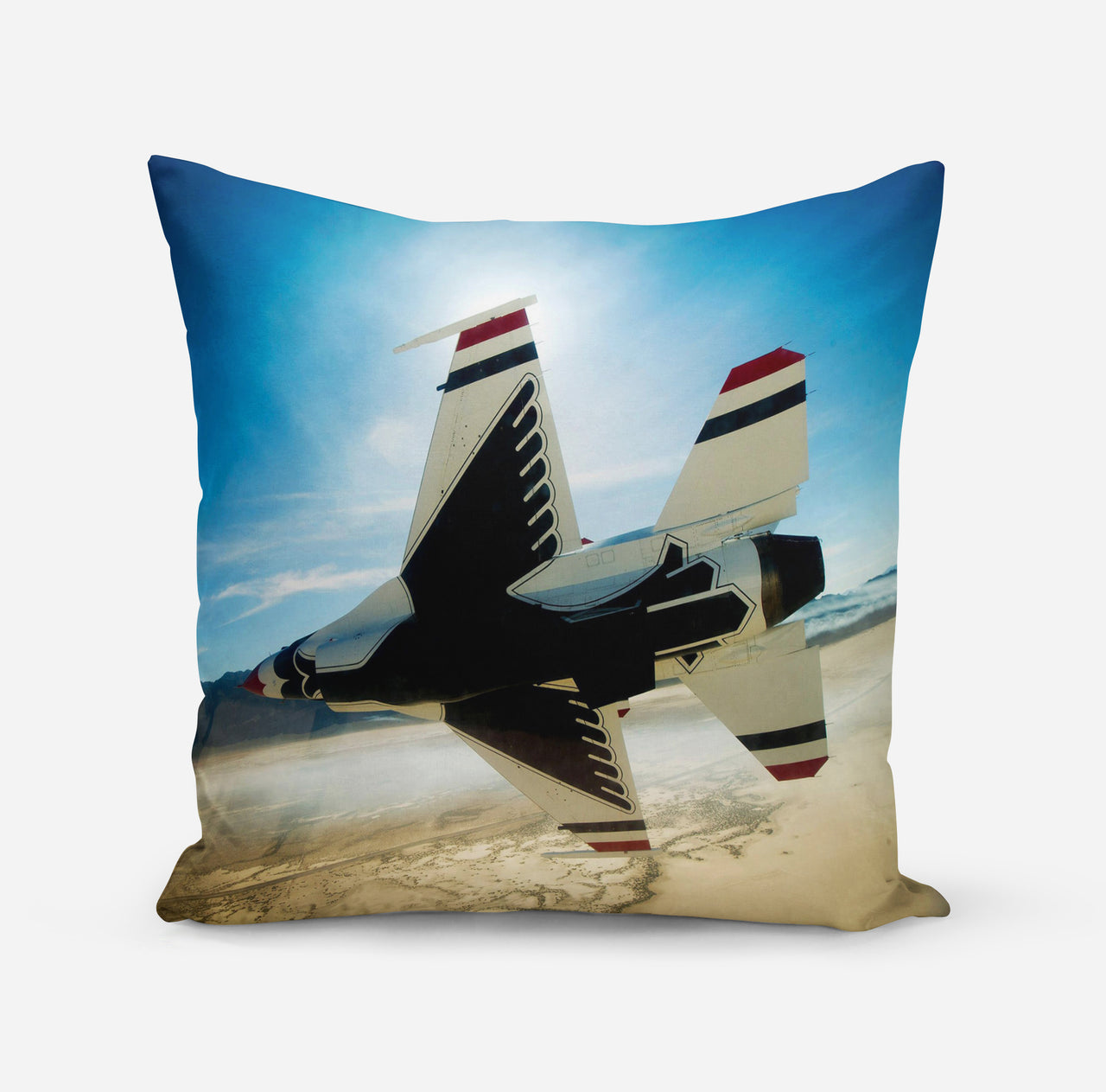 Turning Right Fighting Falcon F16 Designed Pillowsc