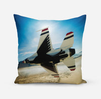 Thumbnail for Turning Right Fighting Falcon F16 Designed Pillowsc