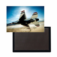 Thumbnail for Turning Right Fighting Falcon F16 Designed Magnets