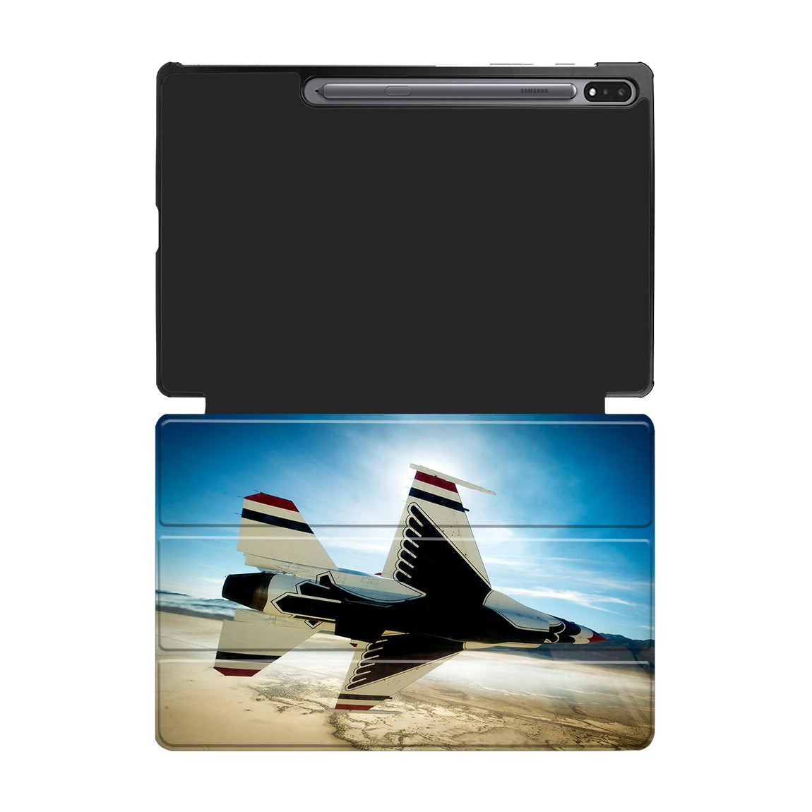 Turning Right Fighting Falcon F16 Designed Samsung Tablet Cases