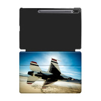 Thumbnail for Turning Right Fighting Falcon F16 Designed Samsung Tablet Cases