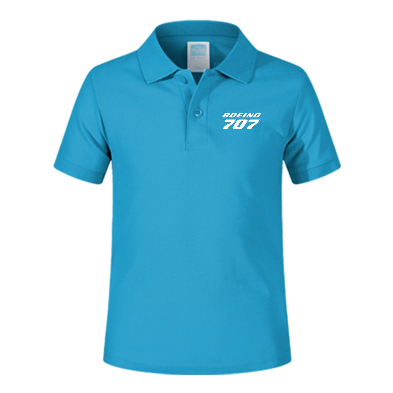 Boeing 707 & Text Designed Children Polo T-Shirts