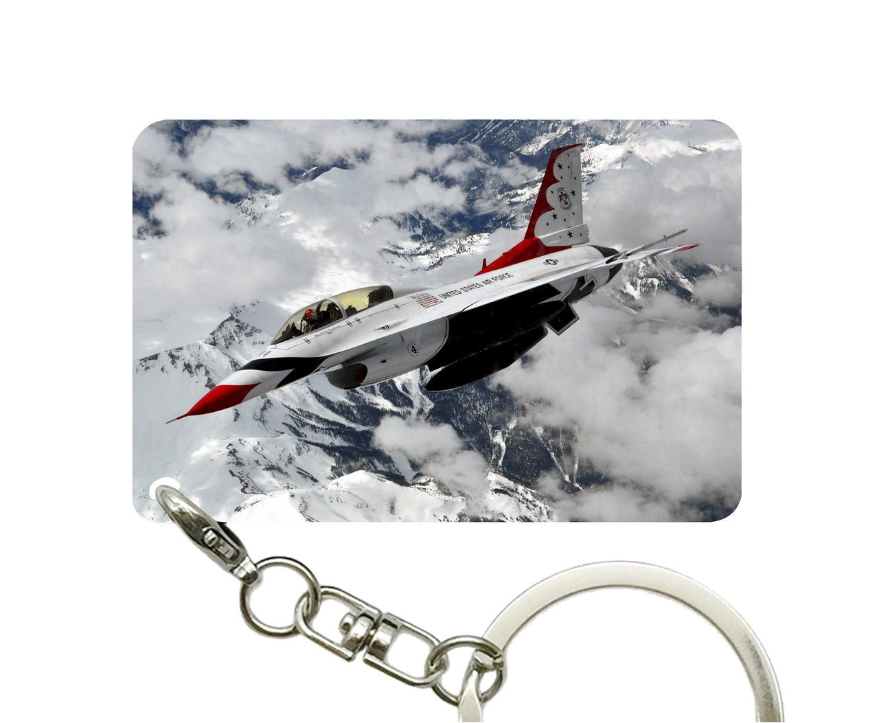 US AirForce Show Fighting Falcon F16 Designed Key Chains