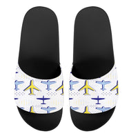 Thumbnail for Very Colourful Airplanes Designed Sport Slippers