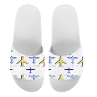 Thumbnail for Very Colourful Airplanes Designed Sport Slippers