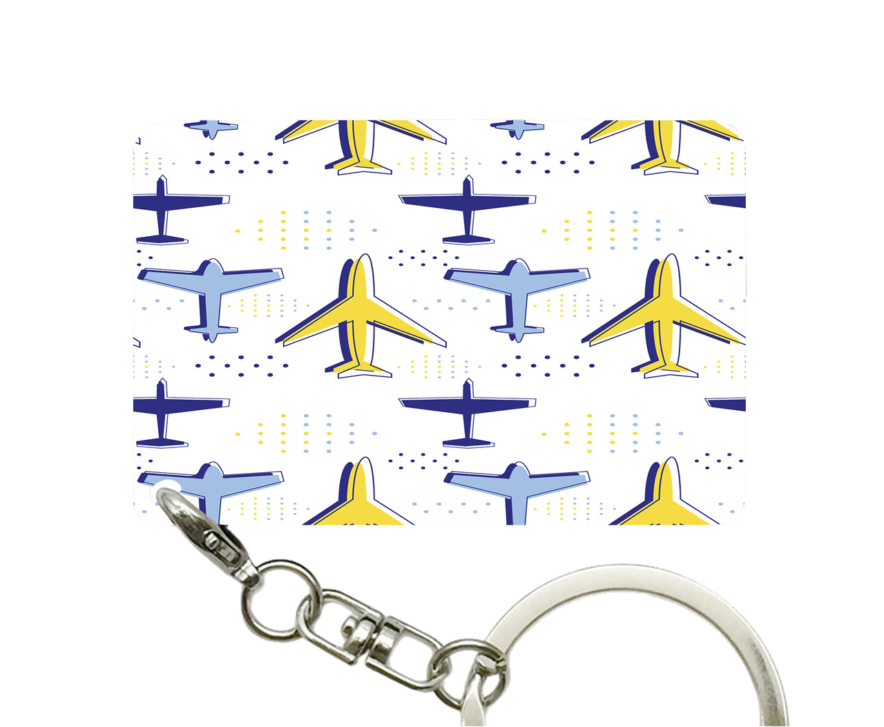 Very Colourful Airplanes Designed Key Chains