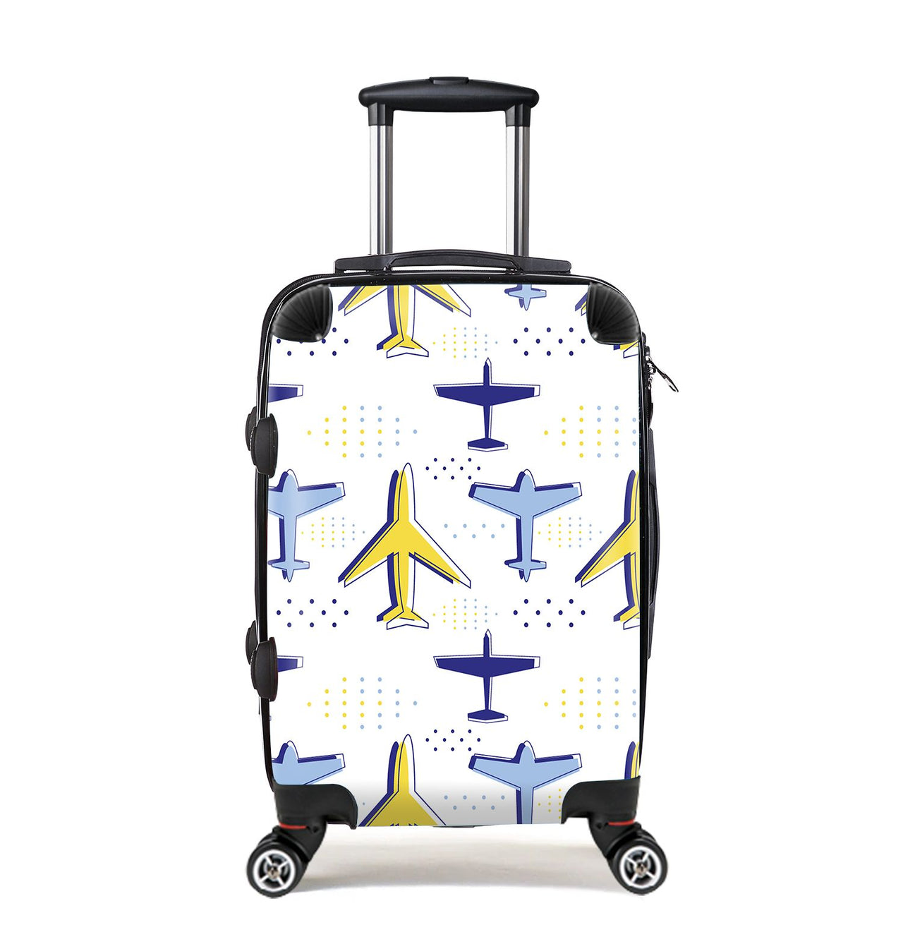 Very Colourful Airplanes Designed Cabin Size Luggages