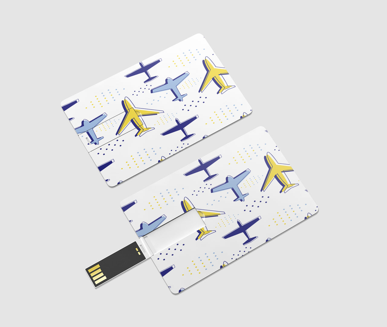 Very Colourful Airplanes Designed USB Cards