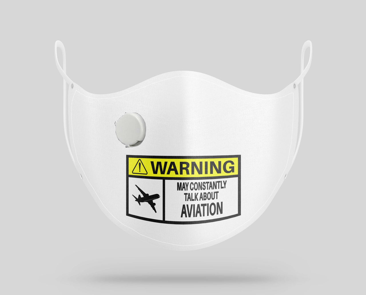 Warning Aviation Designed Face Masks