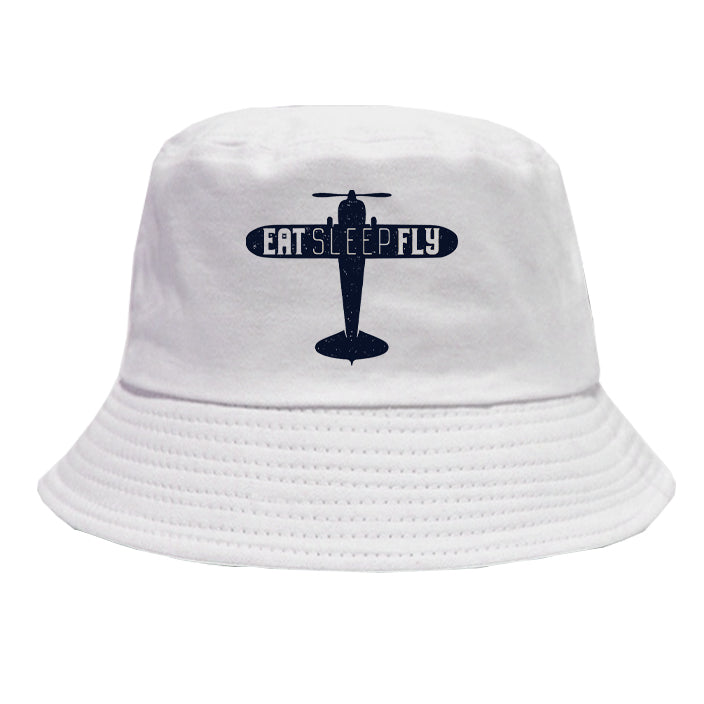 Eat Sleep Fly & Propeller Designed Summer & Stylish Hats