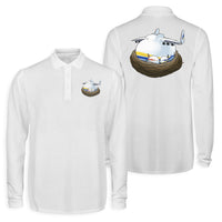 Thumbnail for Antonov 225 Nesting Designed Long Sleeve Polo T-Shirts (Double-Side)