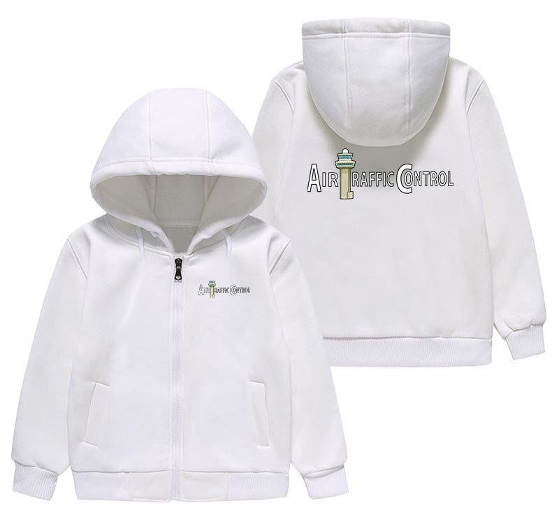 Air Traffic Control Designed "CHILDREN" Zipped Hoodies