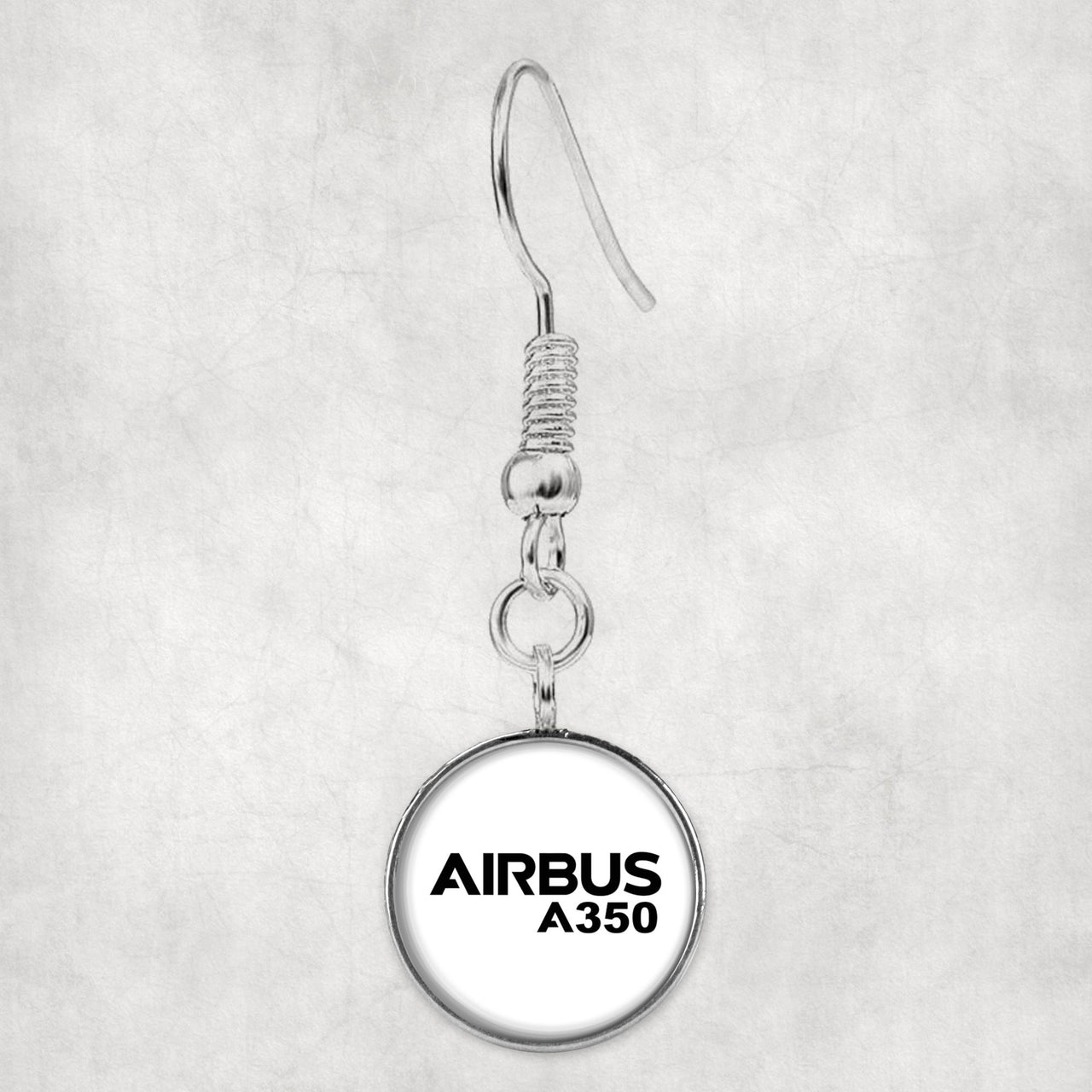 Airbus A350 & Text Designed Earrings