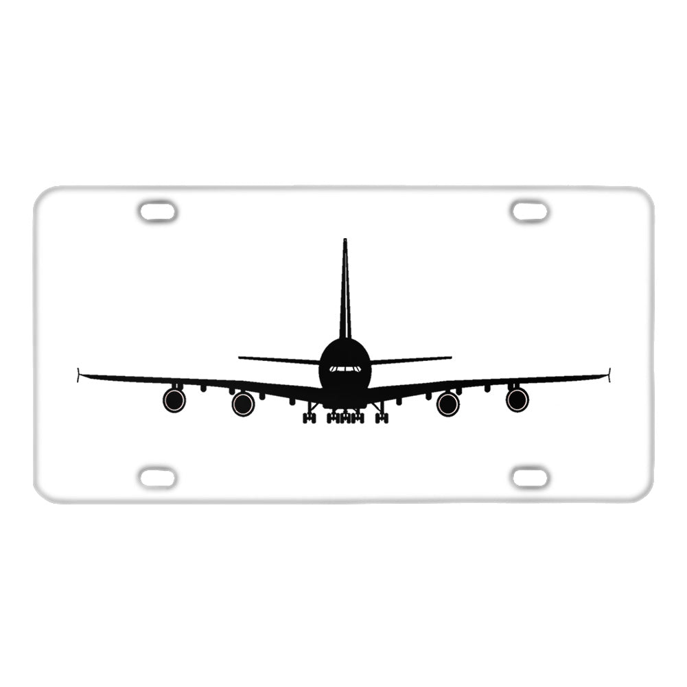 Airbus A380 Silhouette Designed Metal (License) Plates