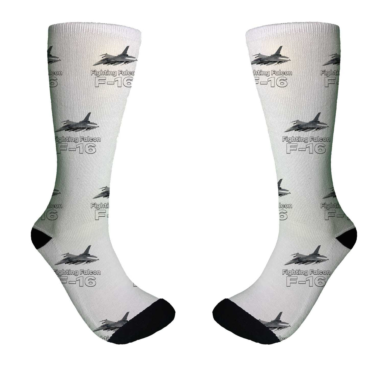 The Fighting Falcon F16 Designed Socks