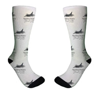 Thumbnail for The Fighting Falcon F16 Designed Socks