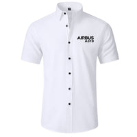 Thumbnail for Airbus A319 & Text Designed Short Sleeve Shirts