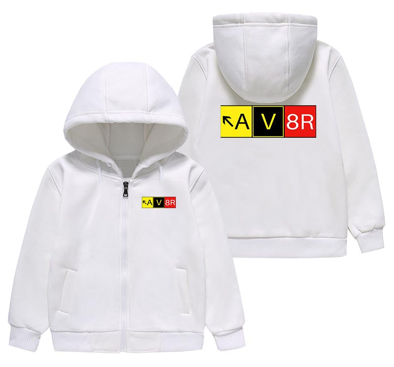 AV8R Designed "CHILDREN" Zipped Hoodies