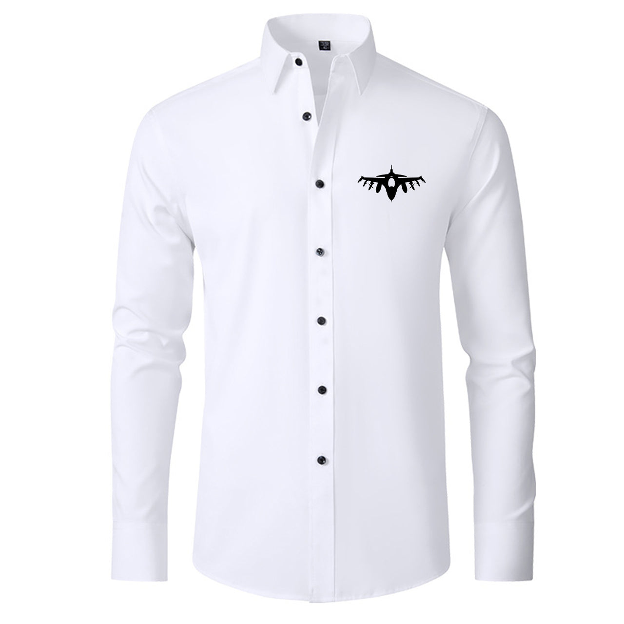 Fighting Falcon F16 Silhouette Designed Long Sleeve Shirts