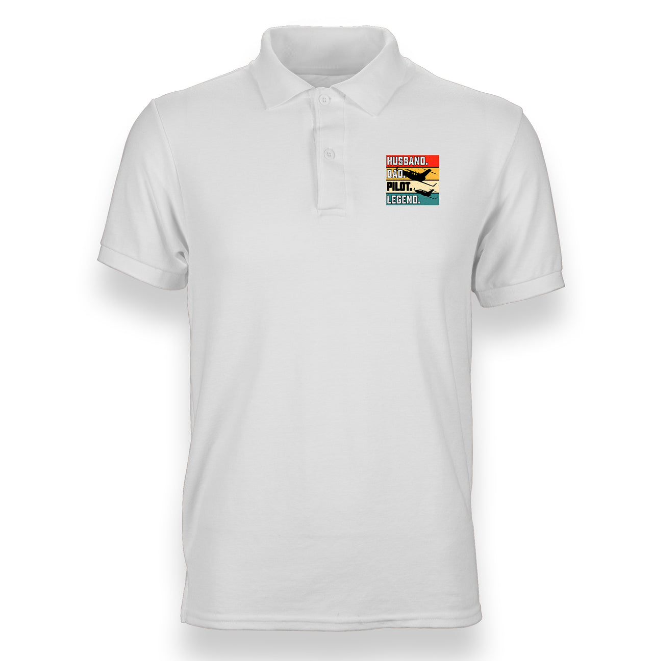 Husband & Dad & Pilot & Legend Designed "WOMEN" Polo T-Shirts